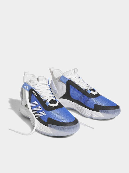 Adizero Select High Basketball Shoes Blue Fusion / Core Black / Cloud White