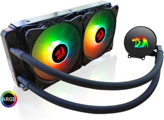 CW-3000 Effect X Wasserkühlsysteme AIO CPU mit 2 Lüfterabmessung 120mm und ARGB Beleuchtung