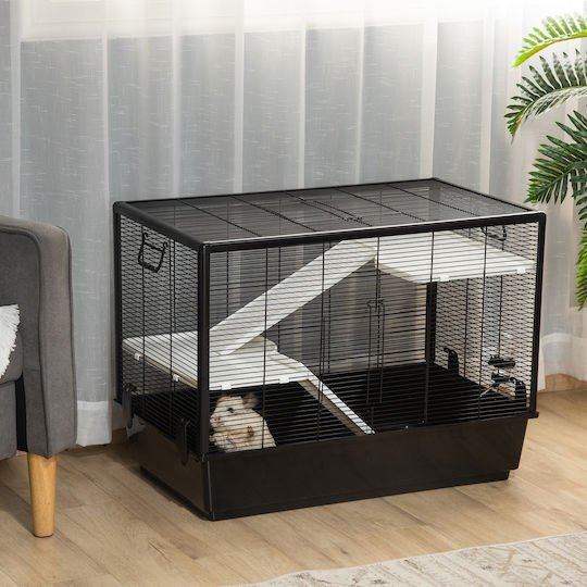 Pawhut Pawhut Rodents Cage Indian Hamster Cage 80x48x58cm