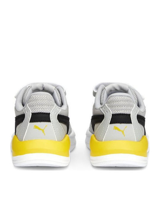 X-Ray Kids Sports Shoes Volleyball with Hoop & Loop Closure Gray