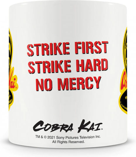 Hybris Cobra Kai Керамична Бяла Чаша