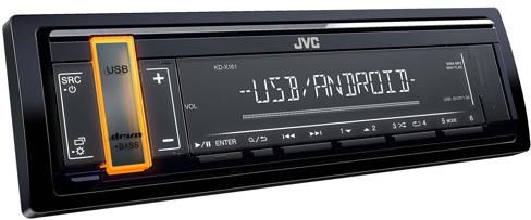 JVC Ραδιόφωνο Αυτοκινήτου 1 DIN (USB)