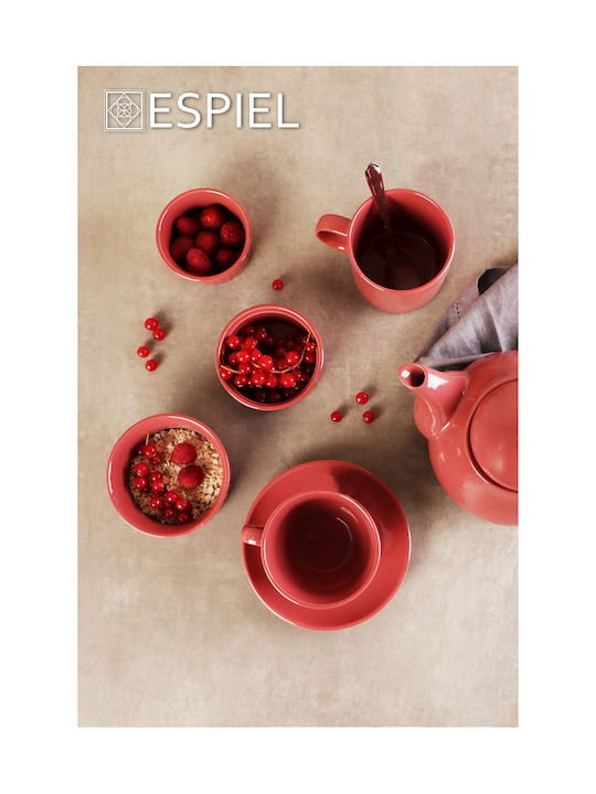 Espiel Essentials Mug Ceramic Pomegranate 410ml 6pcs