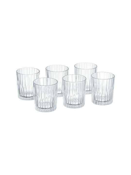 Homestyle Manhattan Set de Pahare Cocteiluri din Sticlă 220ml 6buc