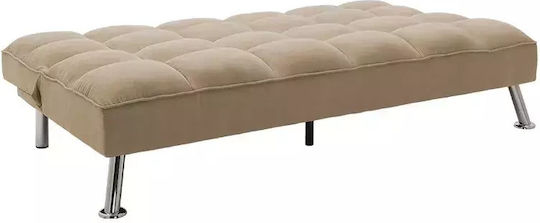 Rebel Τριθέσιος Καναπές Κρεβάτι Μπεζ-Καφέ 189x92x82εκ.