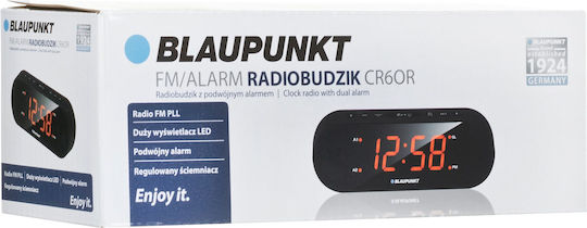 Blaupunkt CR6OR Digitaler Tischuhr mit Wecker & Radio