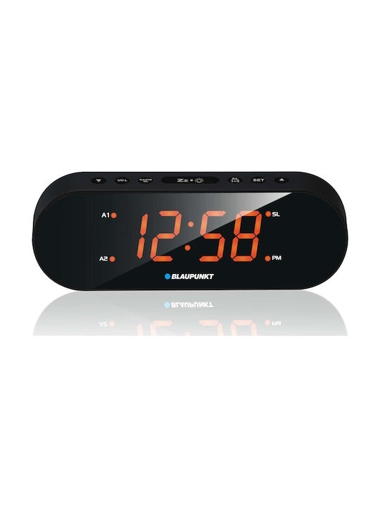 Blaupunkt CR6OR Επιτραπέζιο Ψηφιακό Ρολόι με Ξυπνητήρι & Ραδιόφωνο