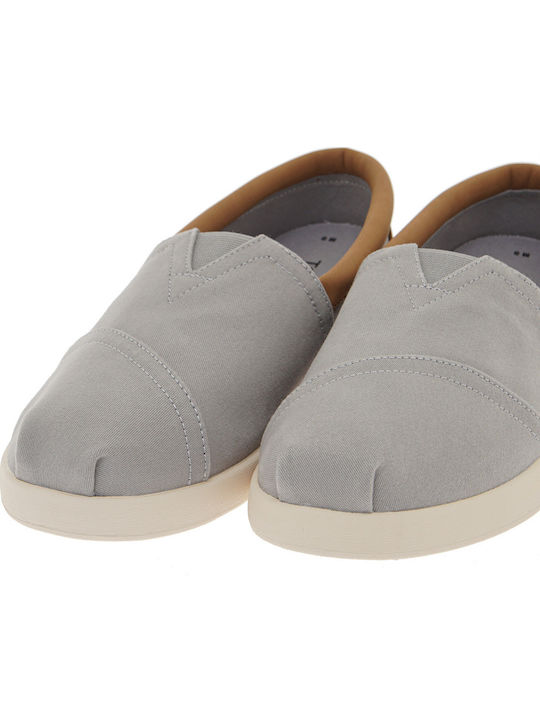 Alpfwd Espadrille Leather Men's Espadrilles in Gray Color