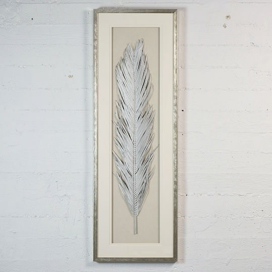 Supergreens Φτερό Ασημί Ξύλινο 40x120 cm