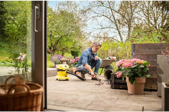 Karcher WD 2-18 Rechargeable Vacuum Wet / Dry with Plastic Bin 12lt