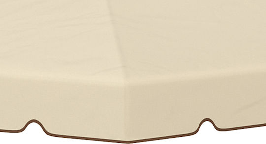 Outsunny Pavillonabdeckung Beige 3x3m