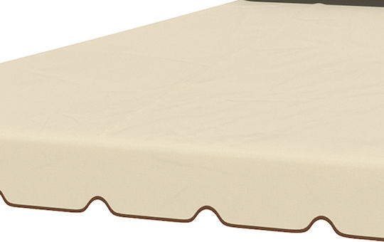 Outsunny Pavillonabdeckung Beige 3x3m