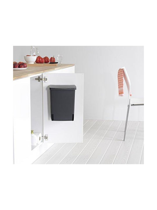 Brabantia Κάδος Απορριμμάτων Πλαστικός Μαύρος 10lt