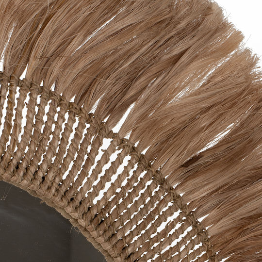 HomeMarkt HM7736 Καθρέπτης Καφέ Διαμέτρου 90cm HomeMarkt HM7736 Καθρέπτης Καφέ Διαμέτρου 90cm