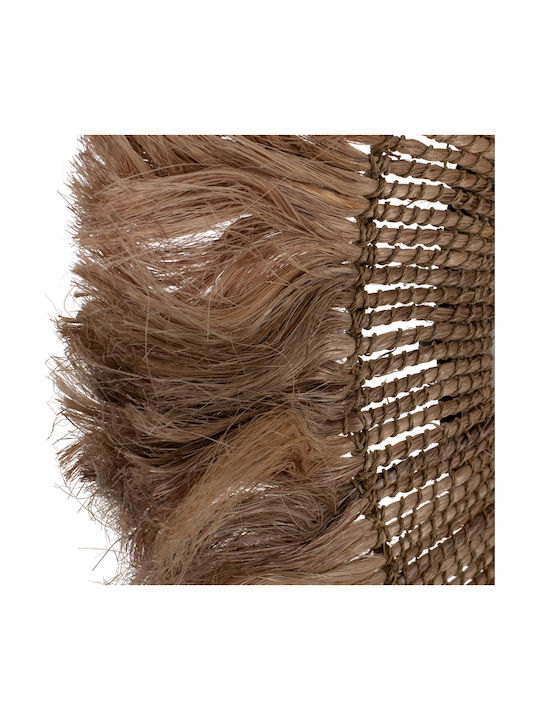 HomeMarkt Oglindă De Perete Cu Cadru Din Rattan Maro Diametru 90cm