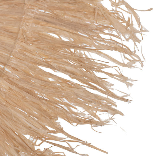 HomeMarkt Oglindă De Perete Cu Cadru Din Rattan Bej Diametru 110cm