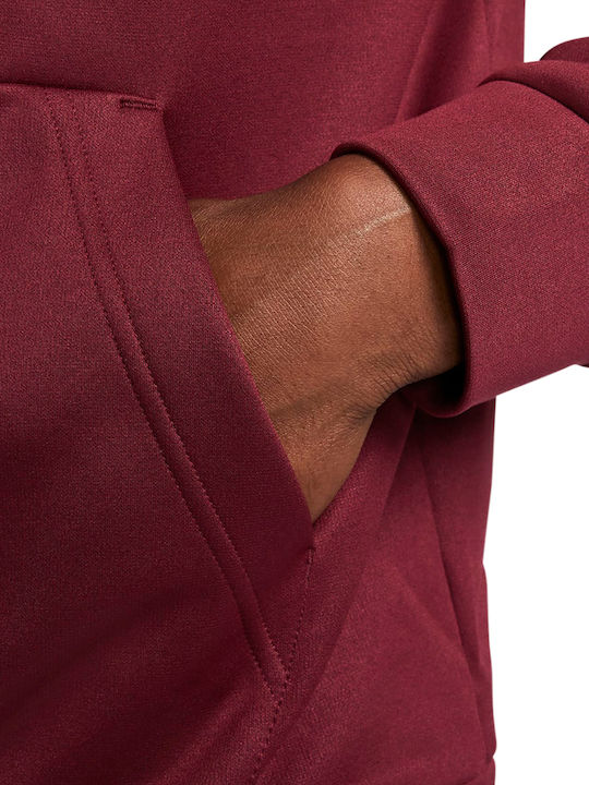 Dri-Fit Sweatshirt mit Kapuze Burgundisch