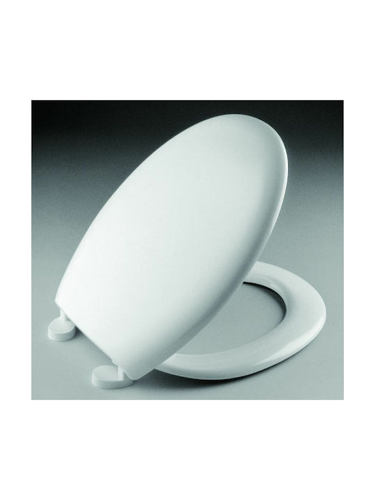 Gloria Plastic Toilet Seat White Tops 12 44cm