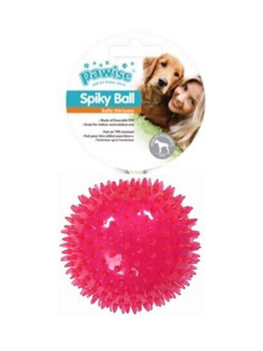 Pawise Spiky Kugel Hundespielzeug aus Gummi Klein 7cm 1Stück