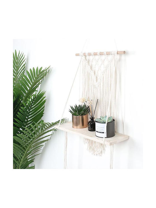 Next Hanging Decorative Macrame made of Fabric 40x58cm 1pcs