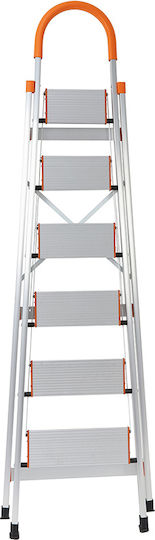 Vesta Scară Din Aluminiu Cu 6+1 Trepte 190 Cm