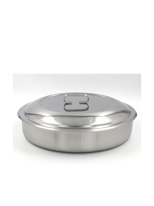 Cook-Shop Backform mit Deckel aus Rostfreiem Stahl