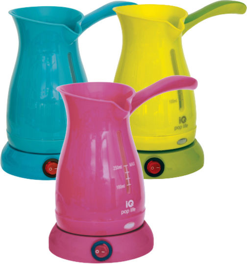 IQ Electric Greek Coffee Pot 450W with Capacity 300ml Blue