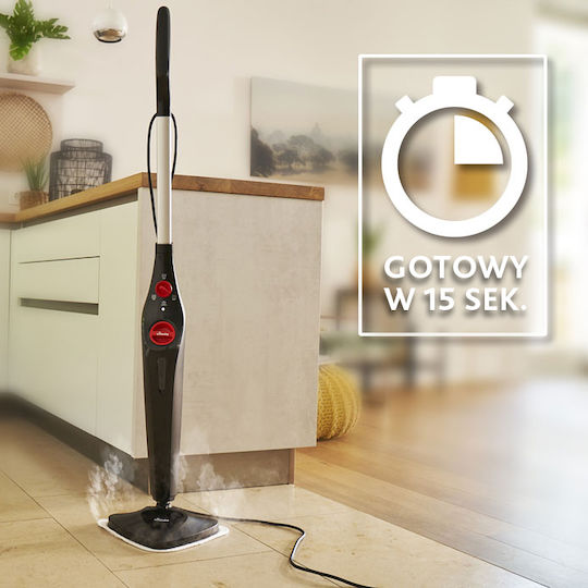 Vileda Steam Plus Steam Cleaner 1bar with Stick Handle