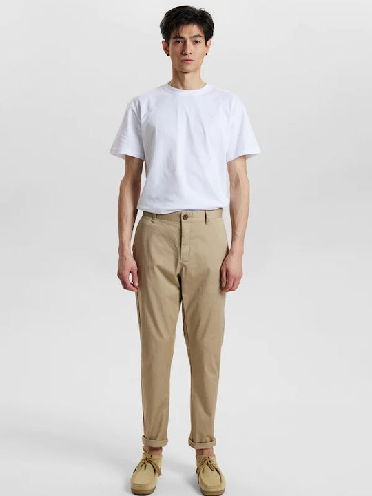 Akjames 901091 Pantaloni Chino Bărbați Bej