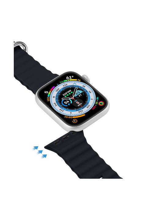 Dux Ducis OceanWave Version Strap Silicone Gray (Apple Watch 38/40/41/42mm)