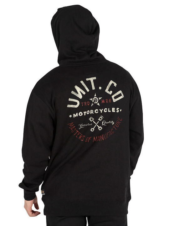 UNIT REPAIRS HOODIE BLACK