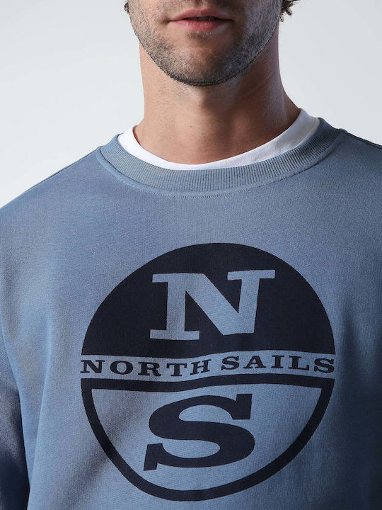 North Sails Men's Crewneck Sweatshirt Graphic 6910300000768500 Blue