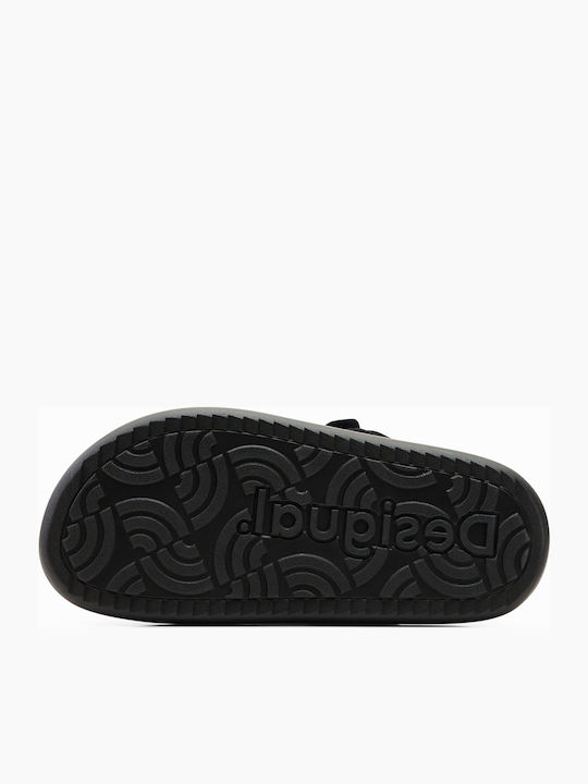 Women's Flat Sandals in Black Color