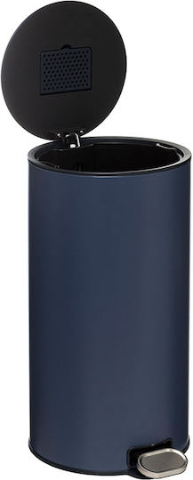 5Five Delta Coș de Gunoi Metal cu Pedală Albastru 30lt 1buc 5Five Delta Coș de Gunoi Metal cu Pedală Albastru 30lt 1buc