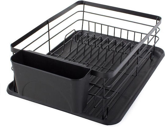 Verk Group Metallic Black Sink Strainer 44x33x15cm