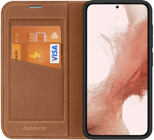 Dux Ducis Skin X2 Wallet Synthetic Leather Brown (Galaxy S23+)