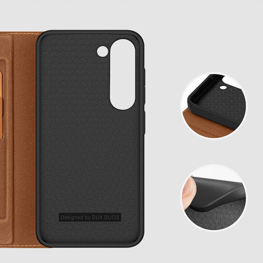 Dux Ducis Skin X2 Wallet Synthetic Leather Brown (Galaxy S23+)