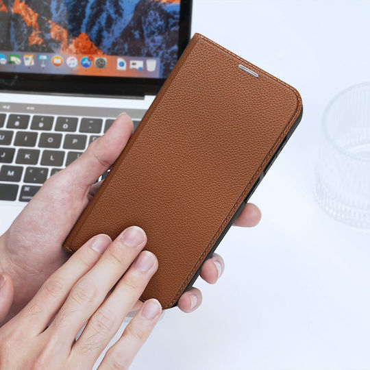 Dux Ducis Skin X2 Wallet Synthetic Leather Brown (Galaxy S23+)