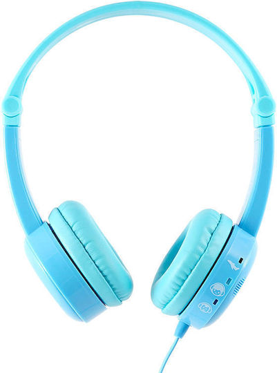 BuddyPhones Travel Kabelgebunden Kinder Am Ohr Kopfhörer Blau