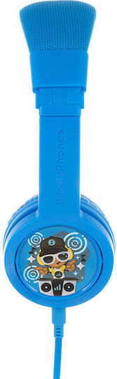 BuddyPhones Explore+ Жични On Ear Слушалки Светлосини
