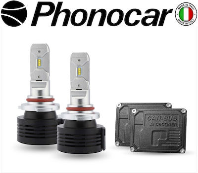 Phonocar Λάμπες Αυτοκινήτου HB1-9004 / HB3-9005 Canbus LED 6000K Ψυχρό Λευκό 12V 36W 2τμχ