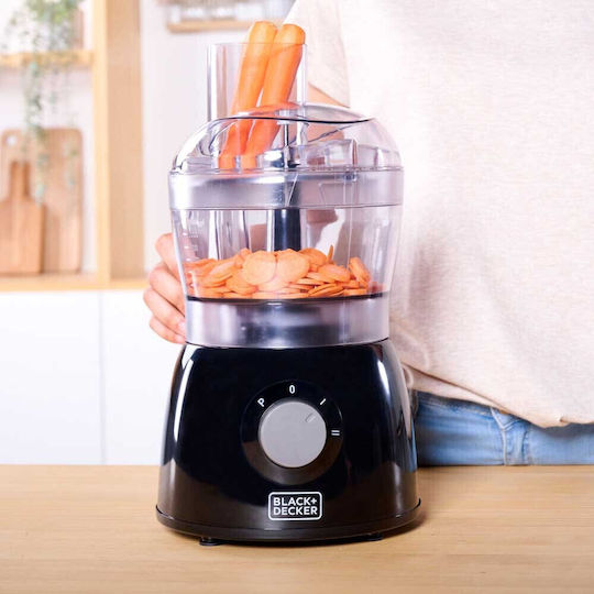 Black & Decker Πολυμίξερ 600W με Κάδο 1.2lt Μαύρο