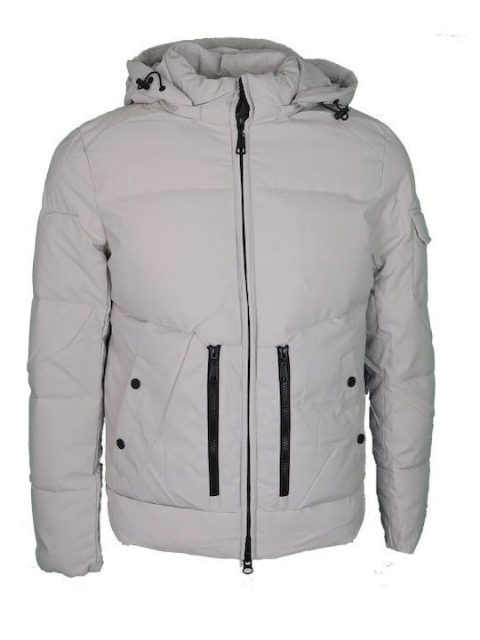 PRIVATO NEUE BRAMS L830-33 Herren Kapuzenjacke Eisgrau