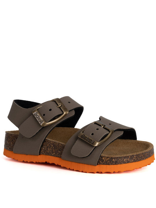 Scholl Shark Ανατομικά Καφέ