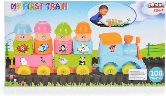 Pilsan My First Train Σετ με Τρενάκι για 1.5+ Ετών