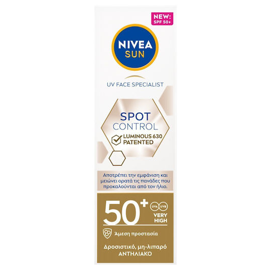 Nivea Spot Control Luminous 630 Αντηλιακή Κρέμα Προσώπου SPF50 40ml