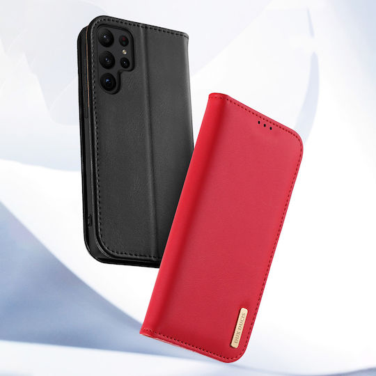 Dux Ducis Hivo Wallet Leather Red (Galaxy S23)