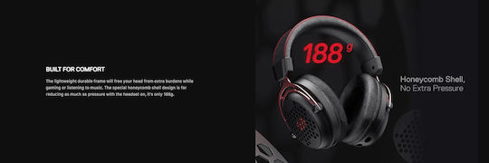 Redragon H386 Diomedes Over Ear Gaming Headset με σύνδεση 3.5mm / USB for PC / PS4 / XBOX