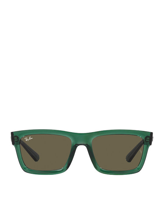 Ray Ban Warren Γυαλιά Ηλίου Πράσινα με Κοκκάλινο Σκελετό