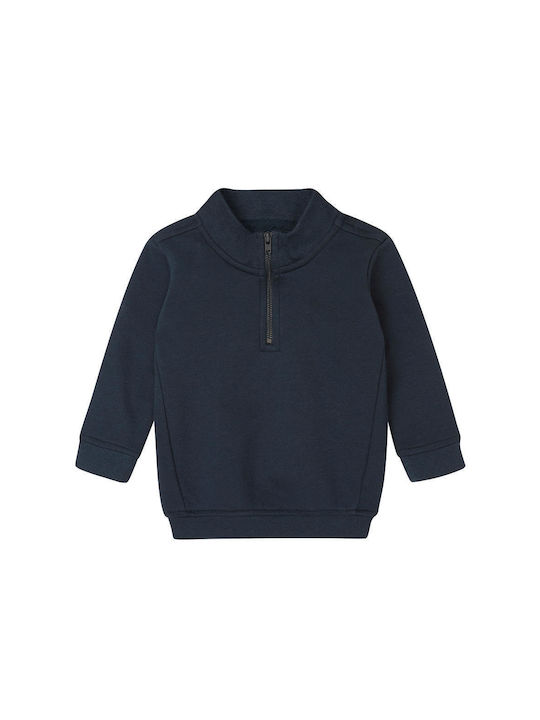 Babybugz Kids Fleece Sweatshirt with Hood Navy Blue